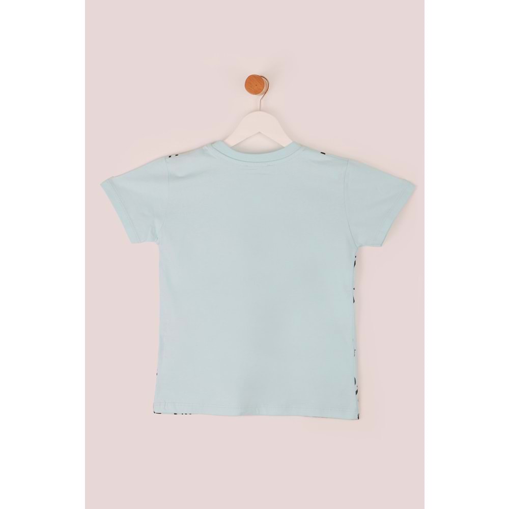 Erkek Çocuk Sweatshirt Trex Baskılı - Mavi (116/140)