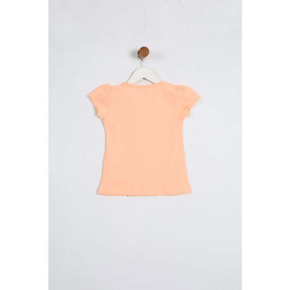 Kız Çocuk Tişört Daisy Duck Baskılı - Yavruağzı (98/122)