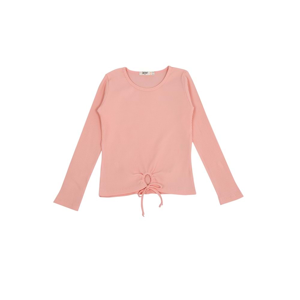 Kız Çocuk Sweat Beli Kurdeleli - Yavruağzı (128/152)