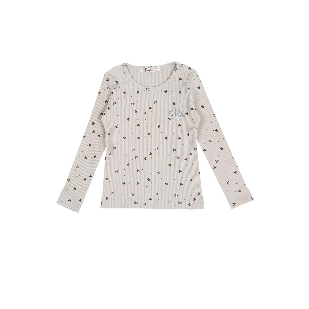 Kız Çocuk Sweat Taç Aksesuarlı - Taş (98/122)