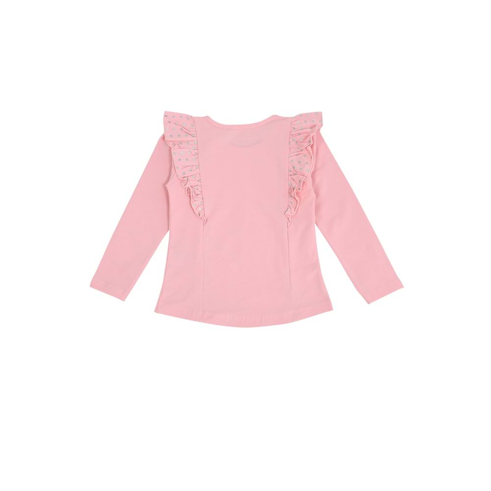 Kız Çocuk Sweat Fırfırlı - Yavruağzı (98/122)