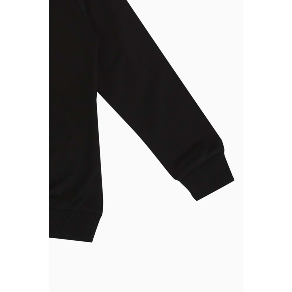 Kız Çocuk Tişört Barbie Nakışlı - Siyah (128/152)