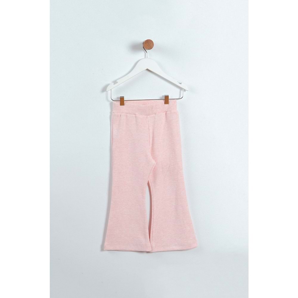 Kız Çocuk Pantolon - Barmy Kids - 23-24 Sonbahar/Kış - Pembe Melanj - 98/122