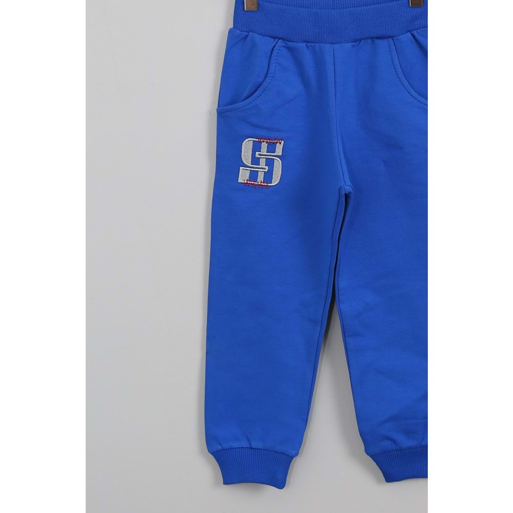 Erkek Çocuk Barmy Sport Armalı Eşofman Takımı - Gri (98/122)