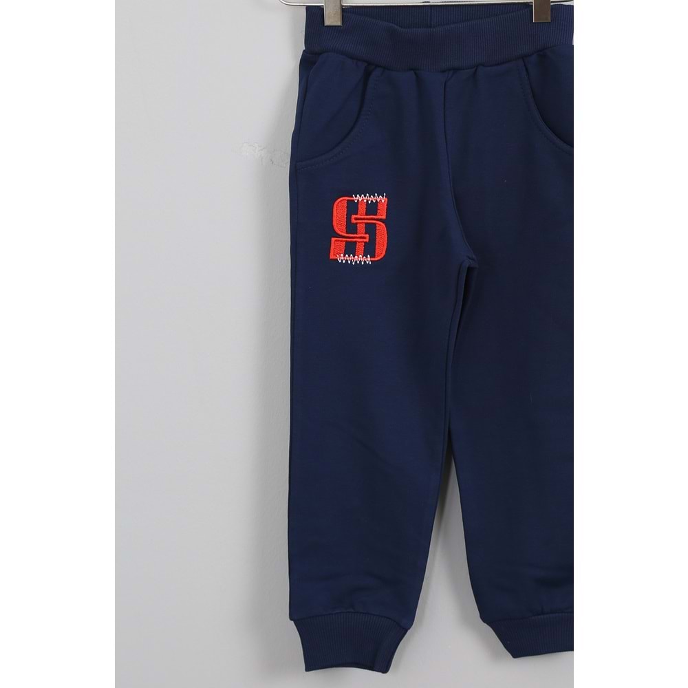 Erkek Çocuk Barmy Sport Armalı Eşofman Takımı - Oranj (98/122)