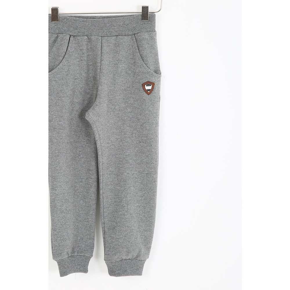 Erkek Çocuk Eşofman Takımı Ayıcık Nakışlı - Oranj (98/122)