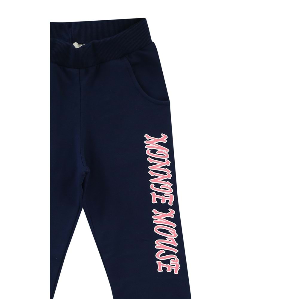 Kız Çocuk Sweat Takım Mickey Baskılı - Bebe Pembe (98/122)