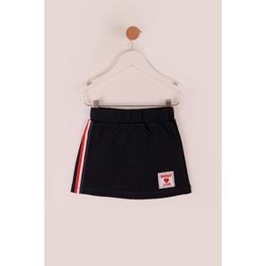 Kız Çocuk Etek Şeritli - Lacivert (98/122)