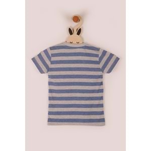 Erkek Çocuk Sweatshirt Aç Timsah Baskılı - Koyu Mavi (110/134)