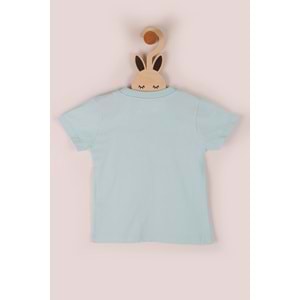 Erkek Çocuk Tişört Friends Baskılı - Mavi (98/122)