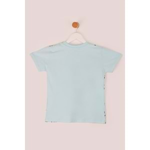 Erkek Çocuk Sweatshirt Trex Baskılı - Mavi (116/140)