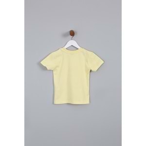 Erkek Çocuk Tişört Mario Baskılı - Açık Sarı (98/122)