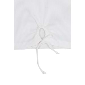 Kız Çocuk Sweat Beli Kurdeleli - Krem (128/152)