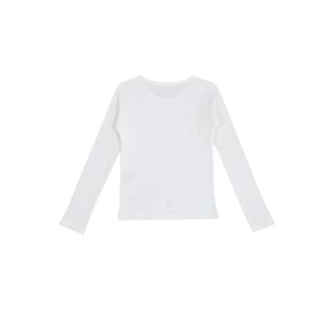 Kız Çocuk Sweat Beli Kurdeleli - Krem (128/152)