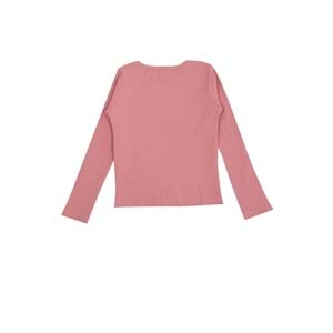 Kız Çocuk Sweat Beli Kurdeleli - Gül Kurusu (128/152)