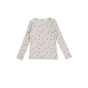 Kız Çocuk Sweat Taç Aksesuarlı - Taş (98/122)