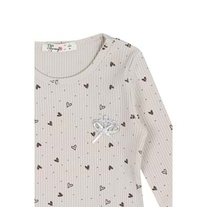 Kız Çocuk Sweat Taç Aksesuarlı - Taş (98/122)