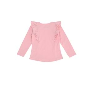 Kız Çocuk Sweat Fırfırlı - Yavruağzı (98/122)