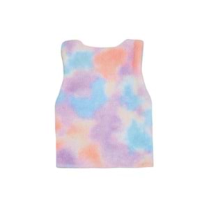 Kız Çocuk Yelek Desenli - Gökkuşağı Desenli (86/110)