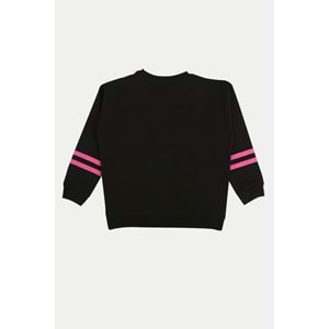 Kız Çocuk Tişört Barbie Armalı - Siyah (128/152)