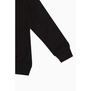 Kız Çocuk Tişört Barbie Nakışlı - Siyah (128/152)