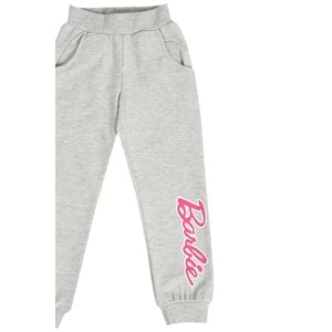 Kız Çocuk Sweat Takım Kolları Barbie Baskılı - Gül Kurusu (104/134)