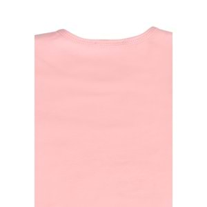 Kız Çocuk Tişört Çiçek Baskılı - Yavruağzı (116/140)