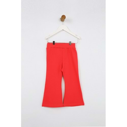 Kız Çocuk Pantolon - Barmy Kids - 23-24 Sonbahar/Kış - Açık Kırmızı - 98/122