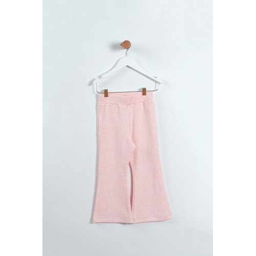 Kız Çocuk Pantolon - Barmy Kids - 23-24 Sonbahar/Kış - Pembe Melanj - 98/122
