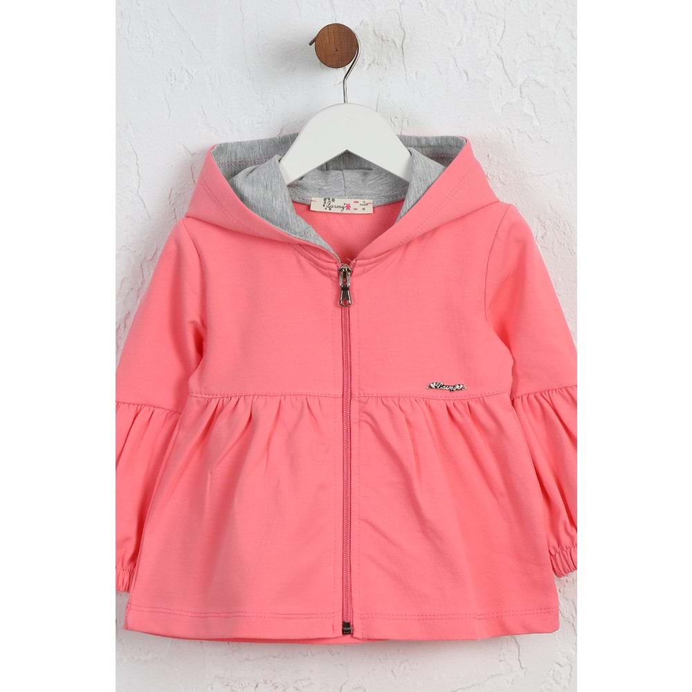 Kız Çocuk Hırka Barmy Metal - Yavruağzı (86/110)